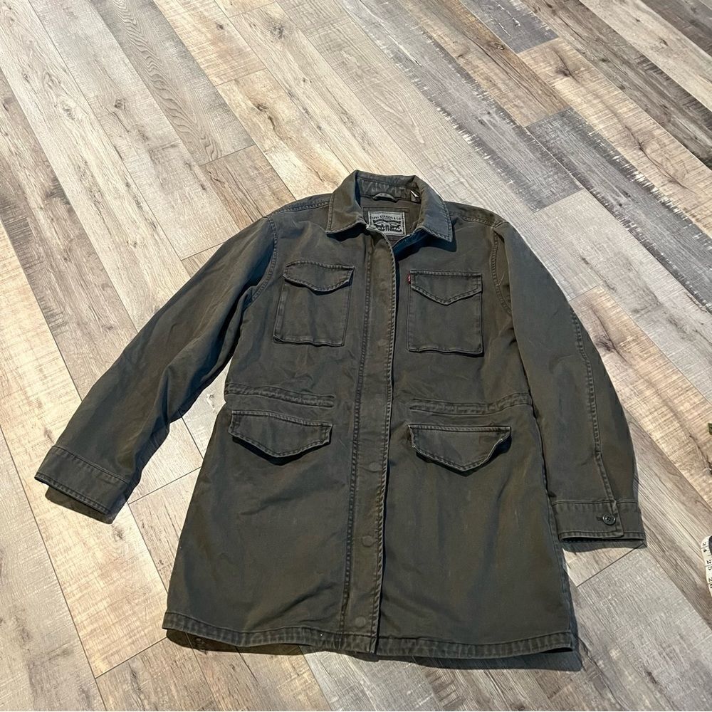 LEVIS green women jacket size m